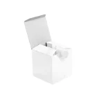 11x11x11 cm Ofset Kupa Bardak Kutusu - Beyaz