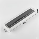 6x16x2,5 Beyaz Asetat Kapaklı Takı Kutusu