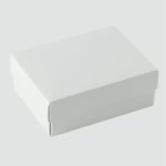 5x8x2 cm Tam Kapaklı Selefonlu Süngerli Takı Kutusu - Beyaz - Görsel 2