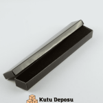 6x16x2,5 cm Tam Kapaklı Tesbih Kutusu - Siyah