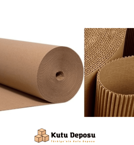 Ondüle Karton (Oluklu Karton) 120 cm - 1 Top 20-25 kg (1kg fiyatıdır.)