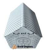 Büyük Boy Karton Boyama Evi - Görsel 4
