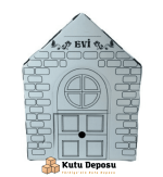 Büyük Boy Karton Boyama Evi - Görsel 3