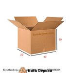 20x20x20 cm Tek Oluklu Gramajlı E-Ticaret Taşıma Kolisi