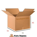 55x55x45 cm Çift Oluklu Yüksek Gramajlı Taşınma Kutusu - İhracat Kolisi