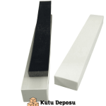 6x16x2,5 cm Tam Kapaklı Kolye Tesbih Kutusu - Beyaz