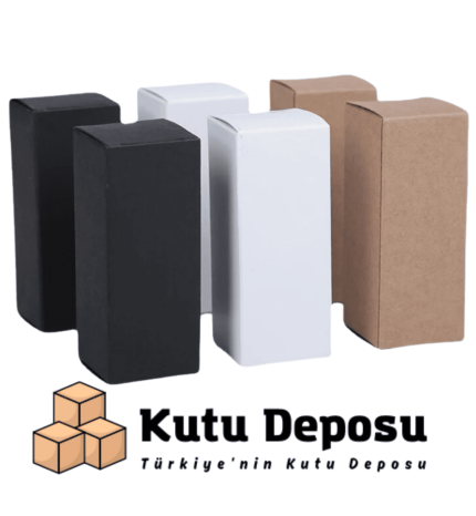 3x3x10 cm İlaç ve Kozmetik Kutusu Parfüm Kutusu - Beyaz