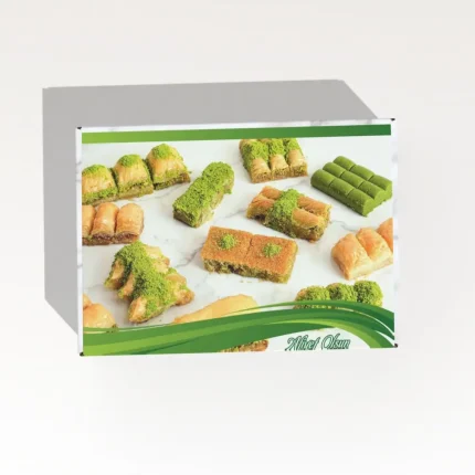Baklava Kutusu 500 gr – 350 gr Karton – Gıdaya Uygun – 100 Adet