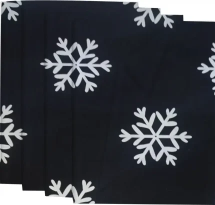 50x70 Siyah Kar Desenli Pelur Kağıt