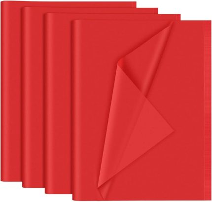 50x70 Kırmızı Renk Pelur Kağıt