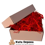 Kırmızı Kırpık Kağıt Dolgu Malzemesi (1kg)