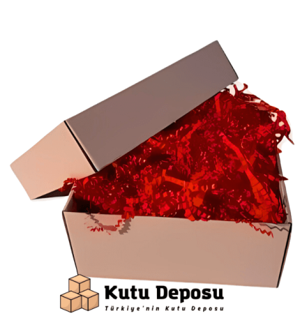 Kırmızı Kırpık Kağıt Dolgu Malzemesi (1kg)