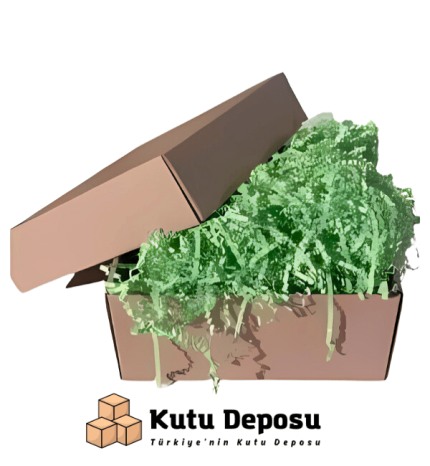 Mint Yeşili Kırpık Kağıt Dolgu Malzemesi (1kg)