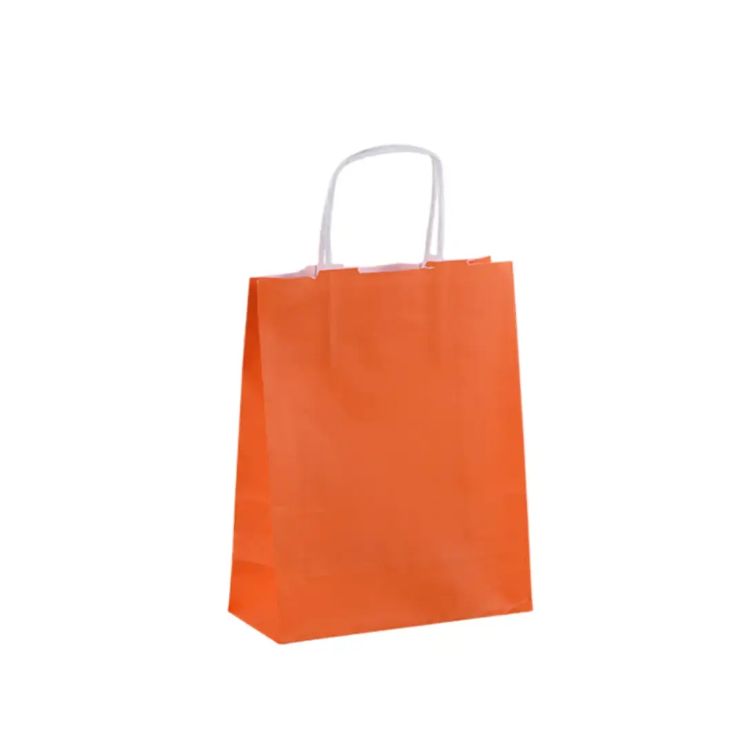 small_turuncu.webp Kraft Turuncu Poşet 31x41x12 cm - Görsel 1