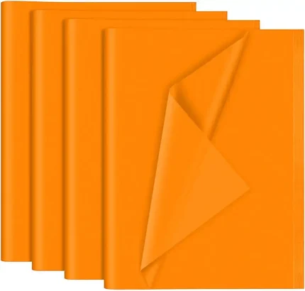 50x70 Turuncu Renk Pelur Kağıt